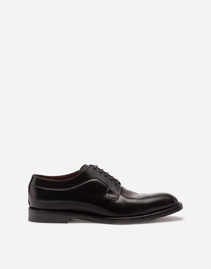 Brushed calfskin derby shoes - 1