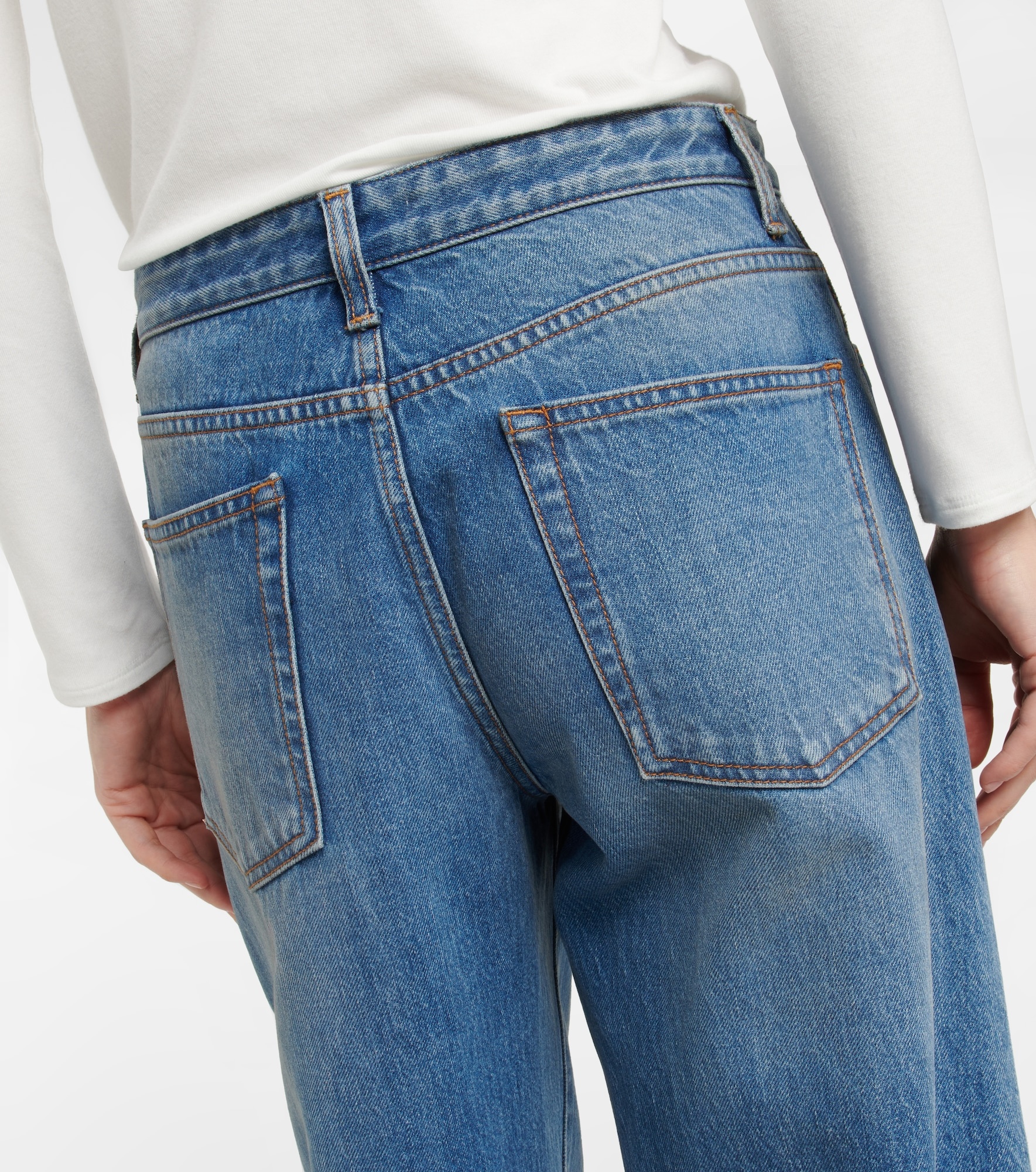 Eglitta mid-rise wide-leg jeans - 6