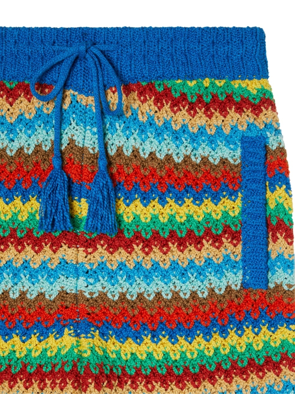 Over The Rainbow crochet-knit shorts - 7