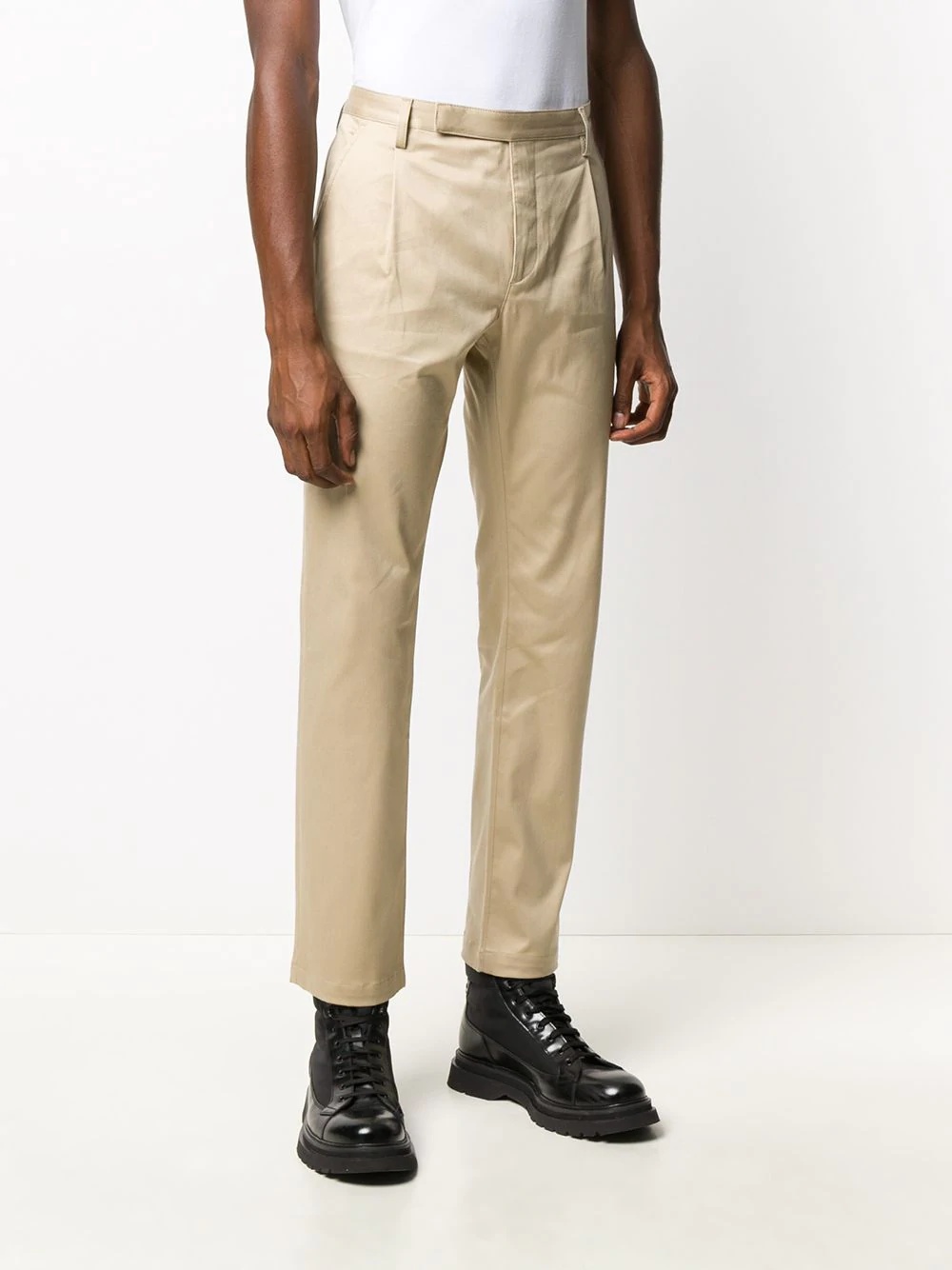 casual straight-leg trousers - 3