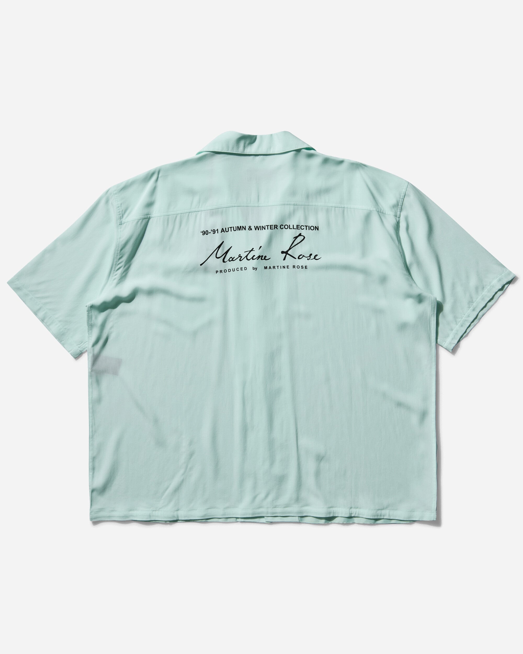 Women's Hawaiian Shirt Green Mint - 2