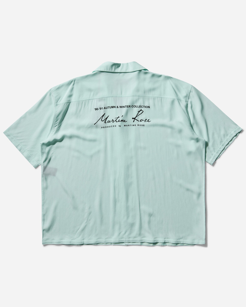 Martine Rose Women's Hawaiian Shirt Green Mint outlook