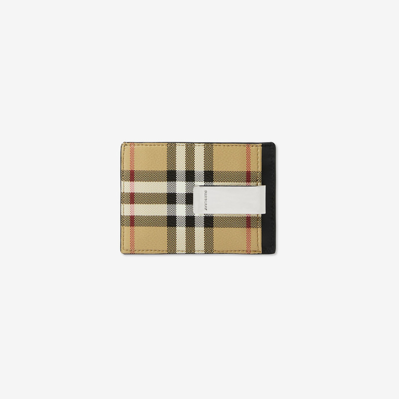 Burberry Check Clip Card Case outlook