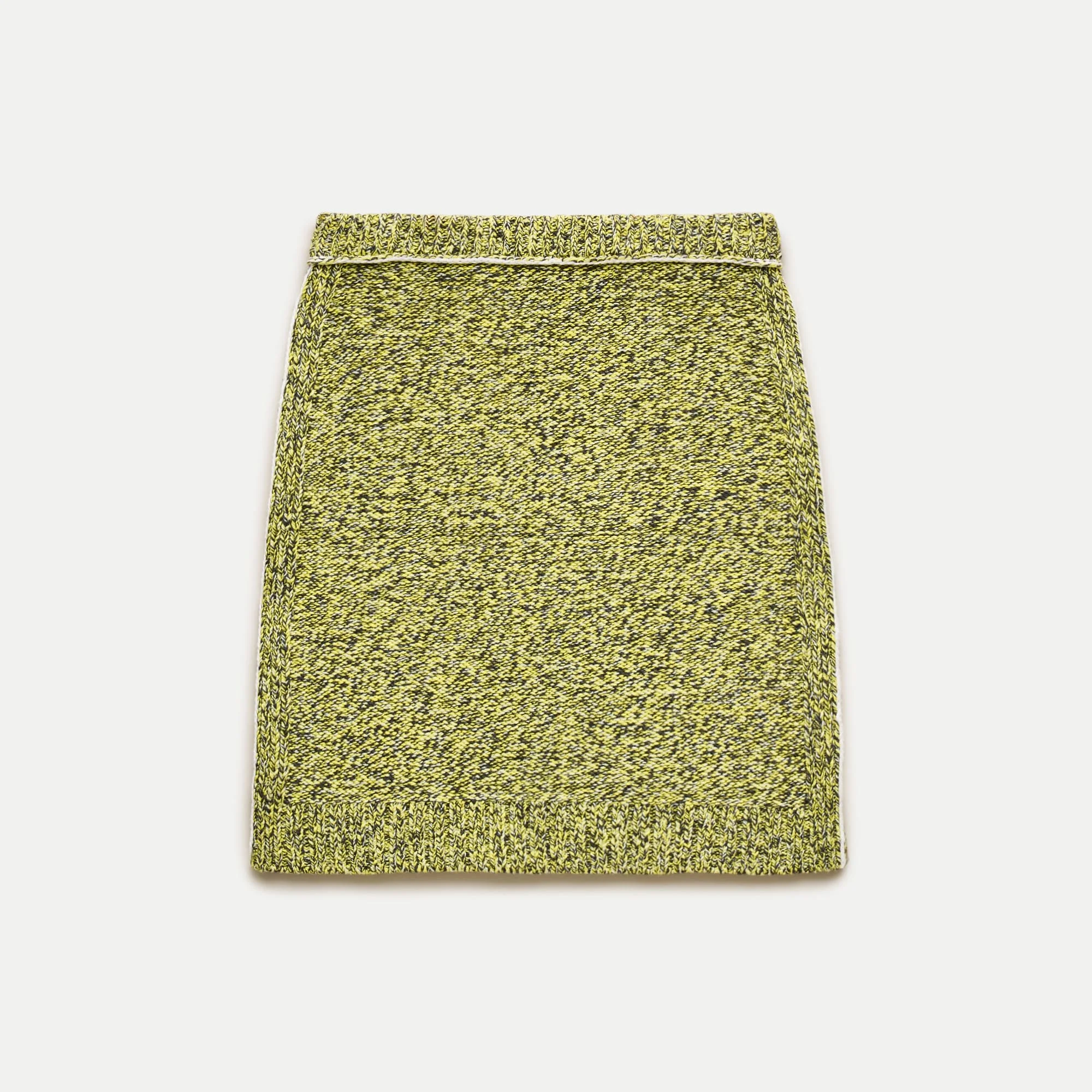 Eckhaus Latta x J.Crew marled sweater-skirt - 1
