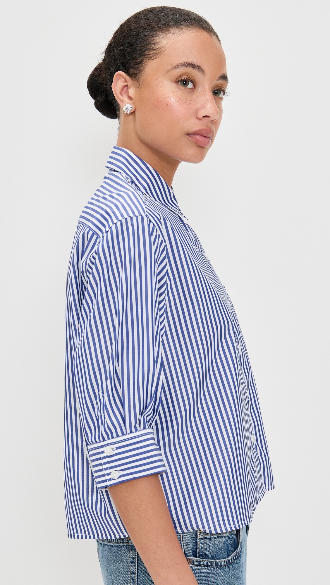Lucia Stripe Poplin Shirt - 3