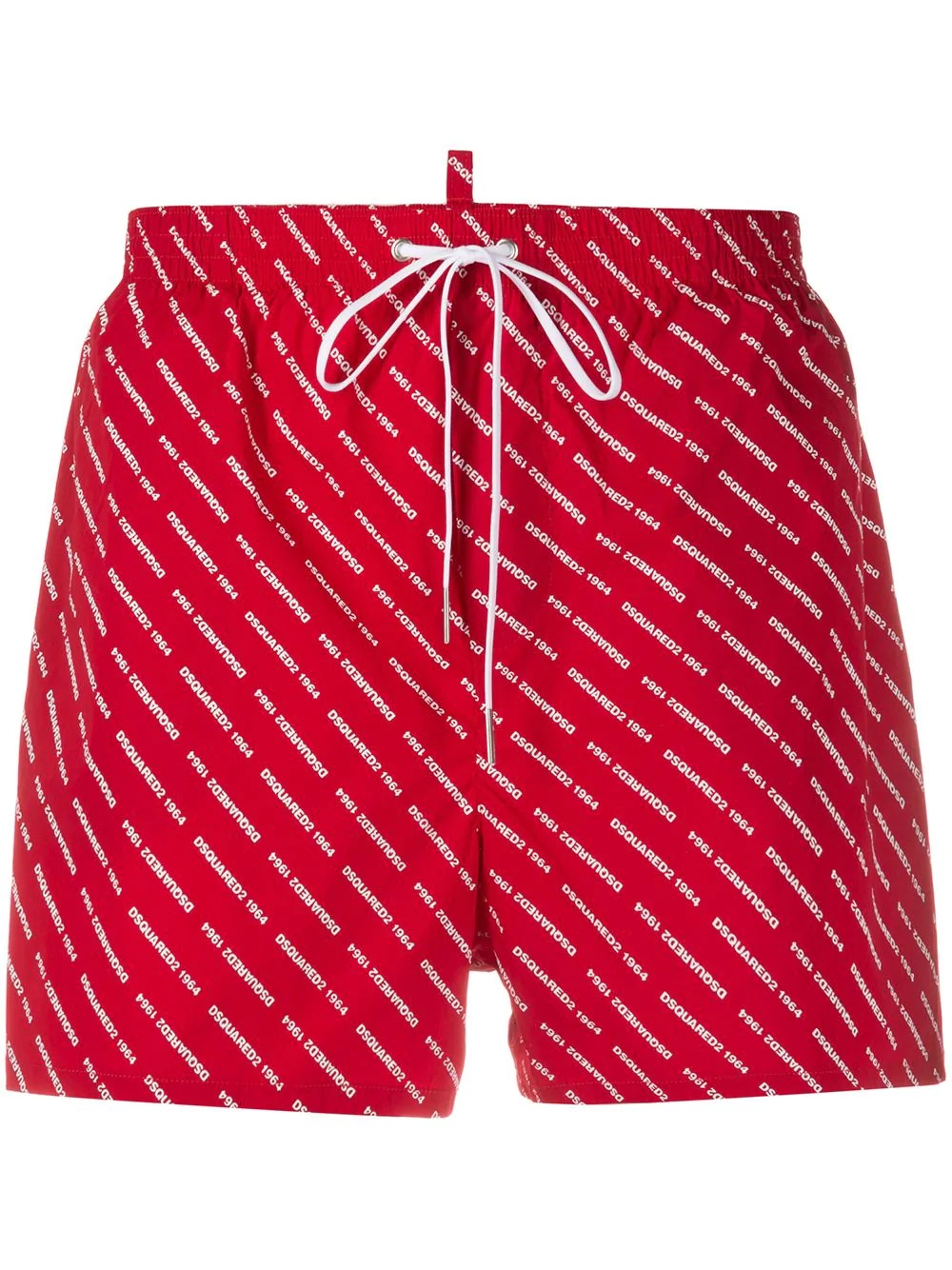 logo-printed swim shorts - 1