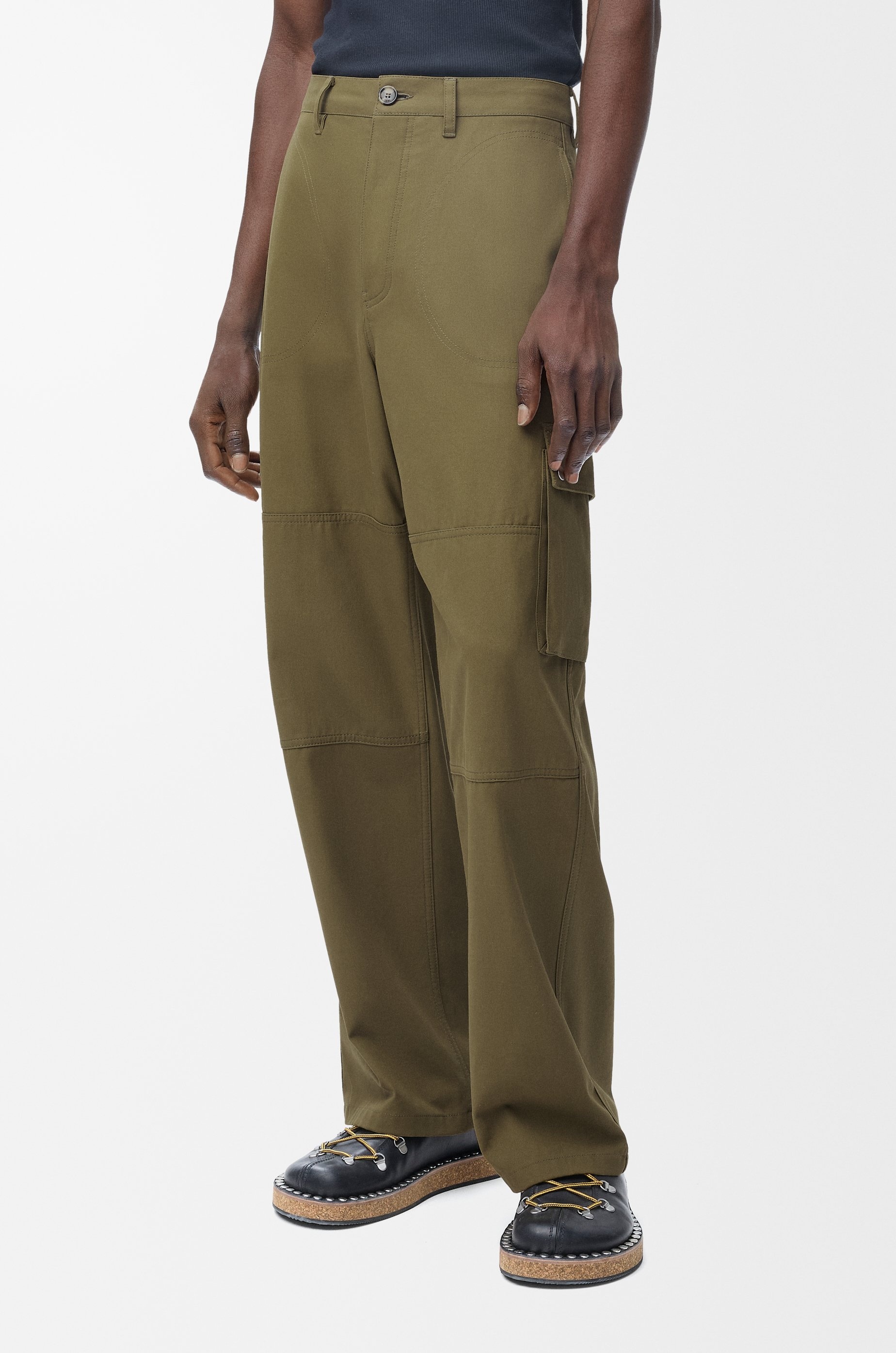 Cargo trousers in cotton - 3