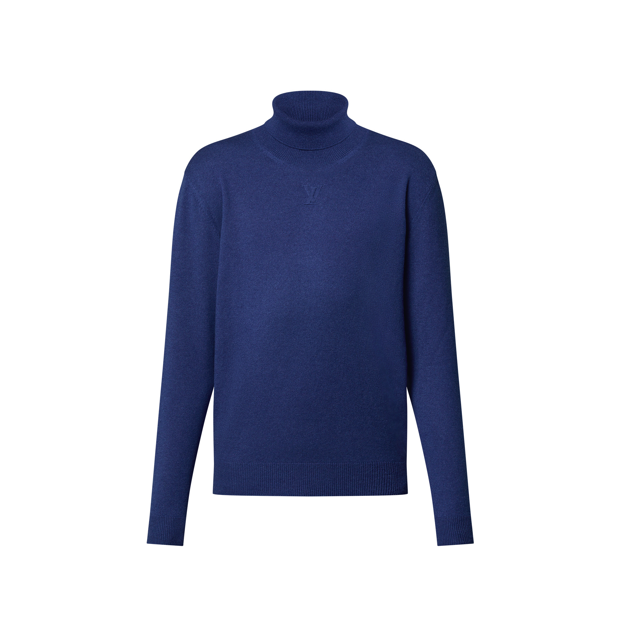 LV Embossed Cashmere Turtle Neck - 1