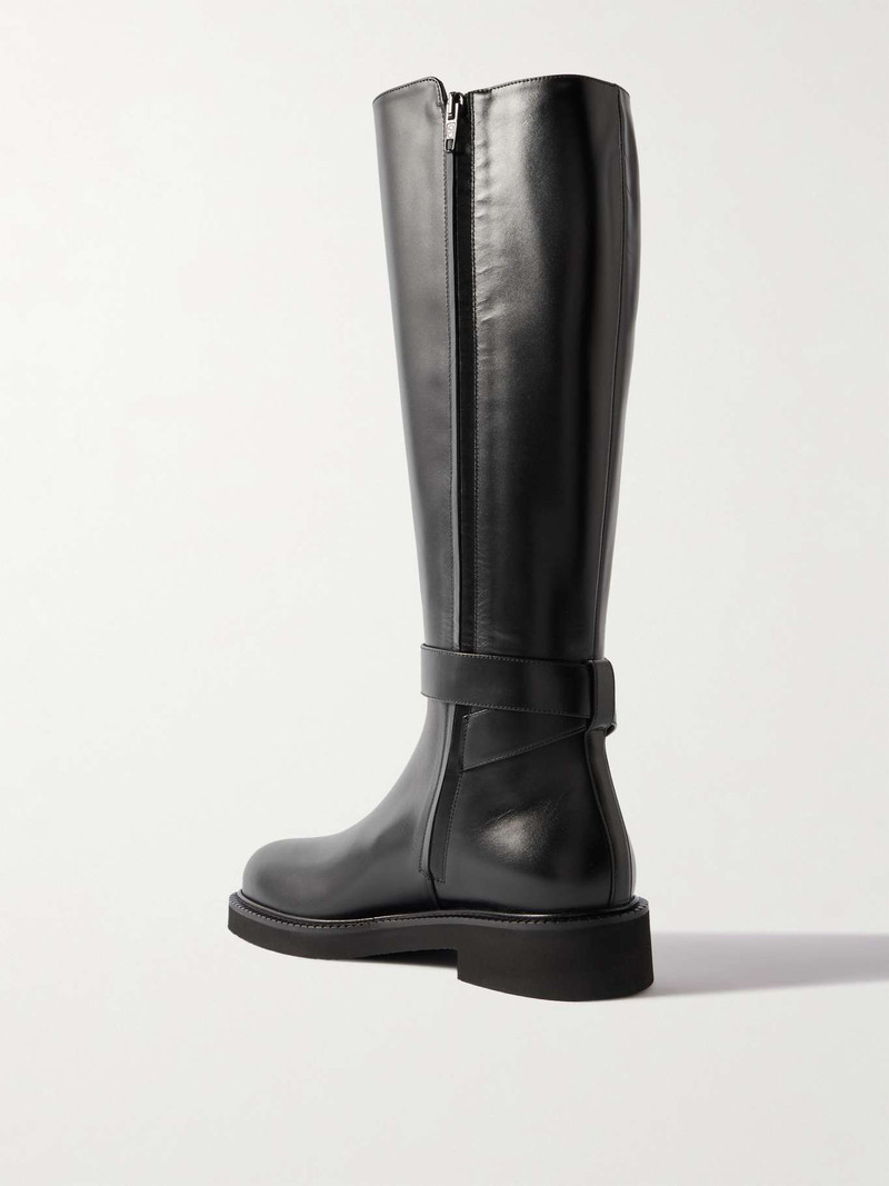 VLOGO Locker leather knee boots 3