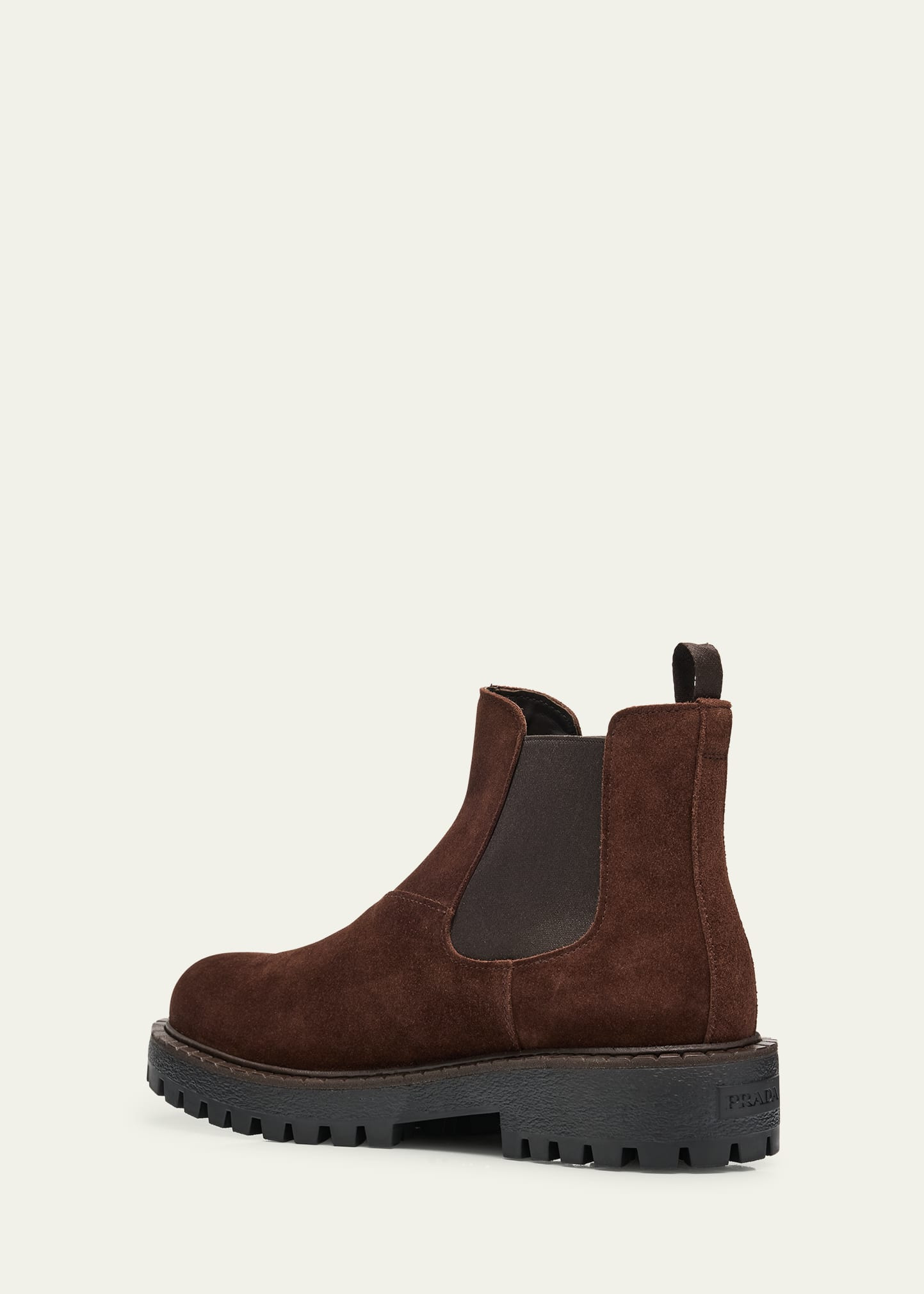 Men's Folder Suede Crepe Lug-Sole Chelsea Boots - 2