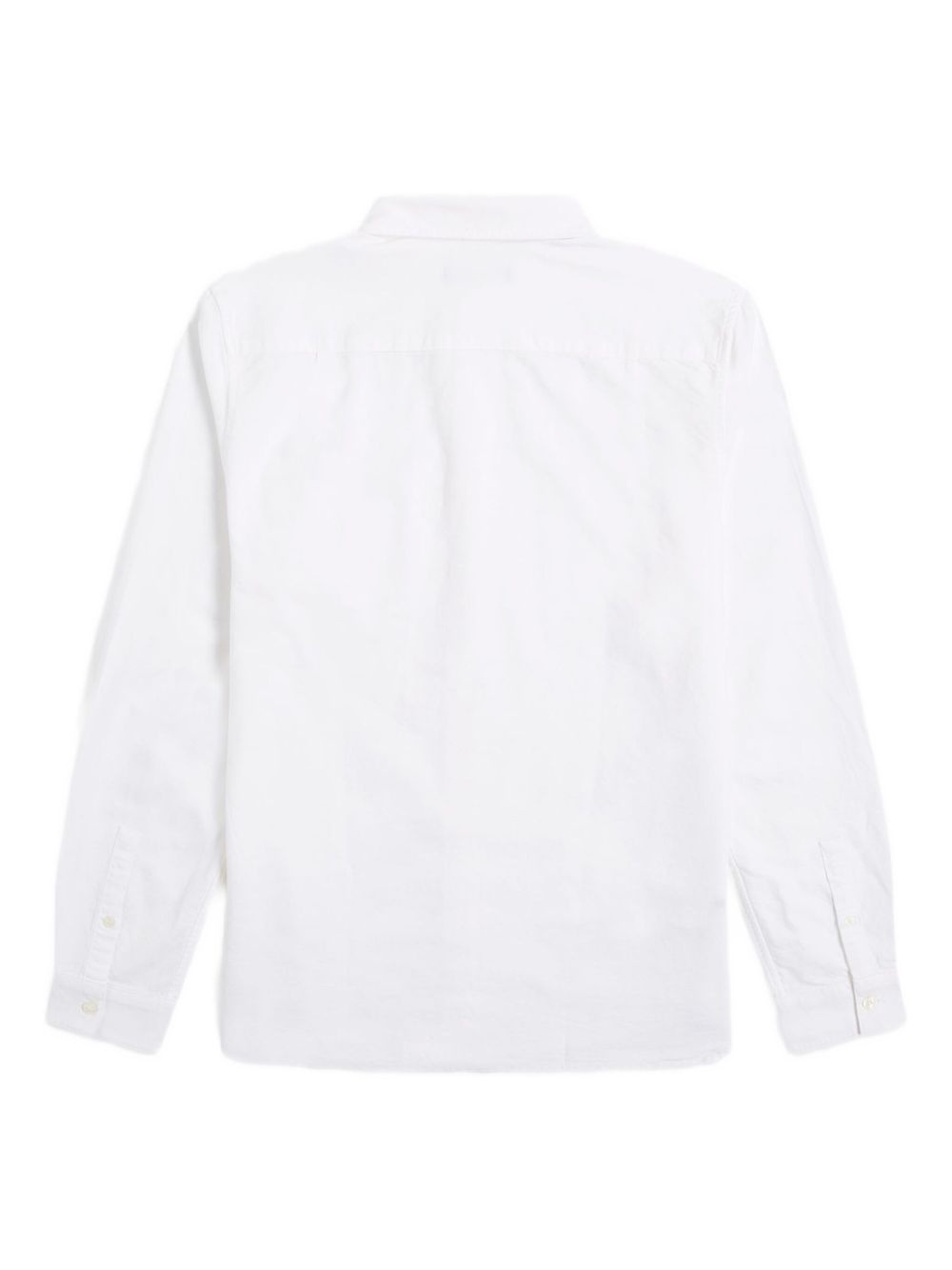 logo-embroidered button-down shirt - 5
