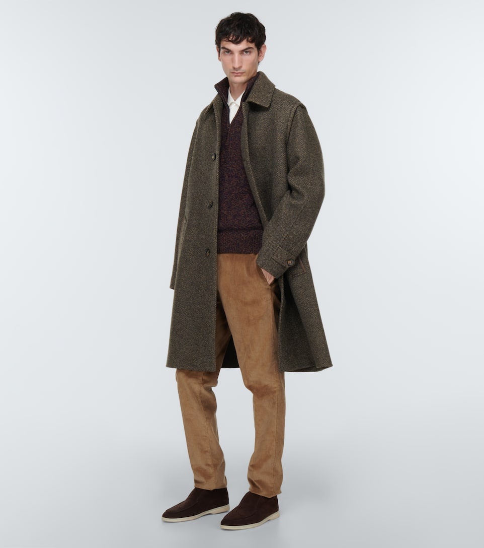 Savile cashmere-blend overcoat - 2