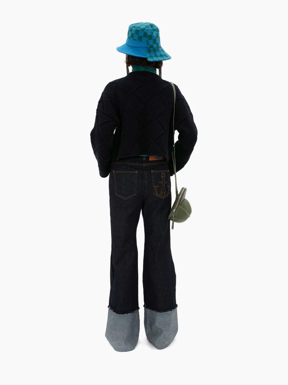 FLARED RAW EDGE JEANS - 4