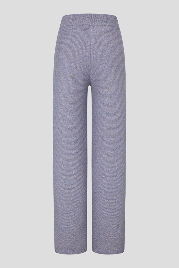 Marena Knitted pants in Lilac/Blue melange - 7