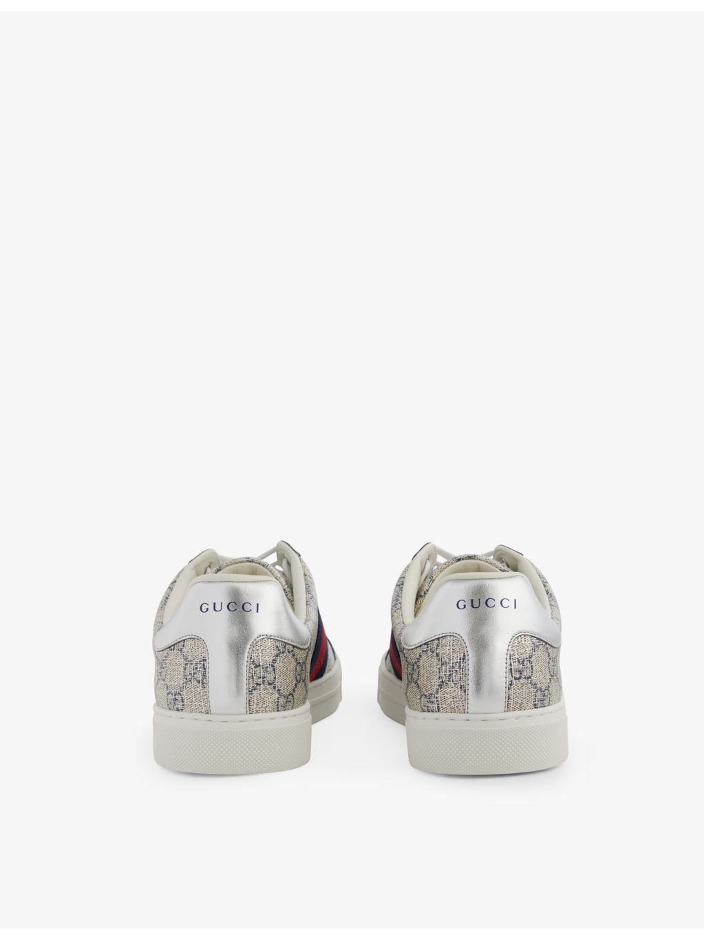 Ace Shiny canvas low-top trainers - 4