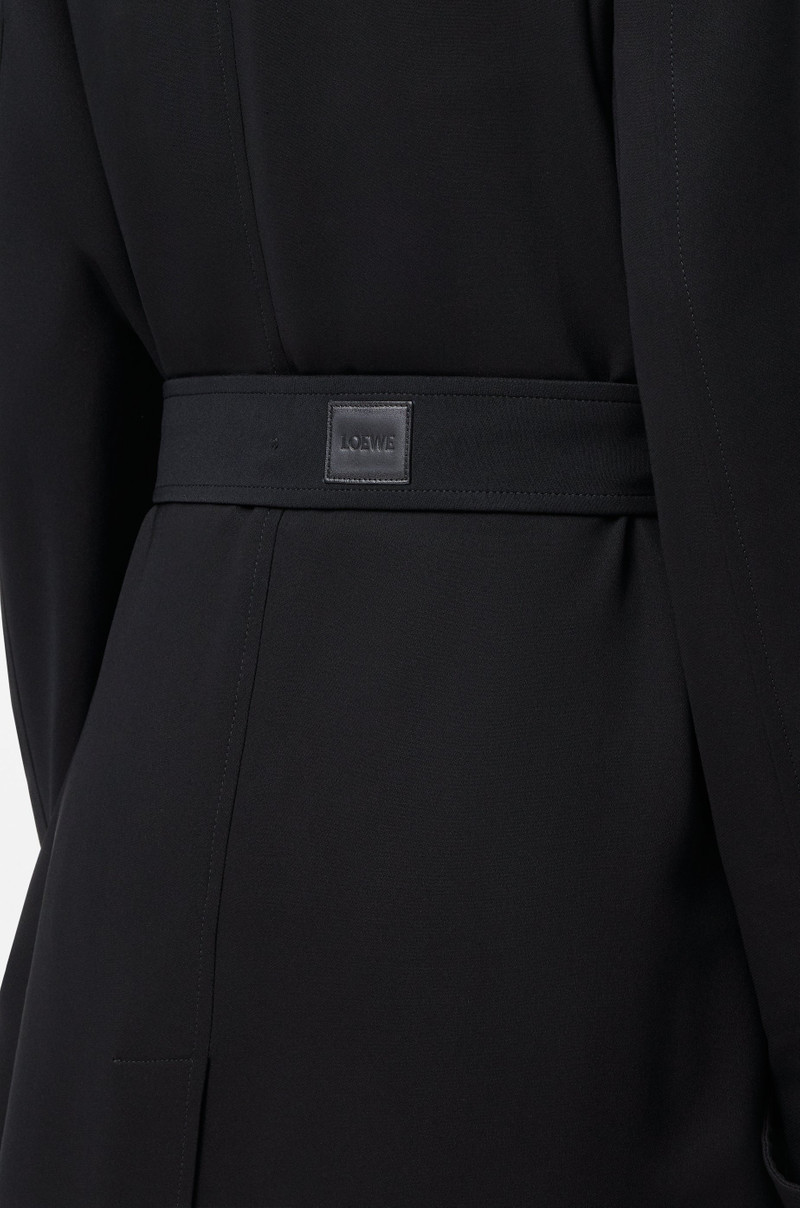 Trench coat in stretch viscose 5