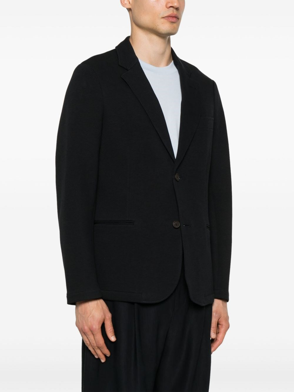 Cotton single-breasted jacket - 2