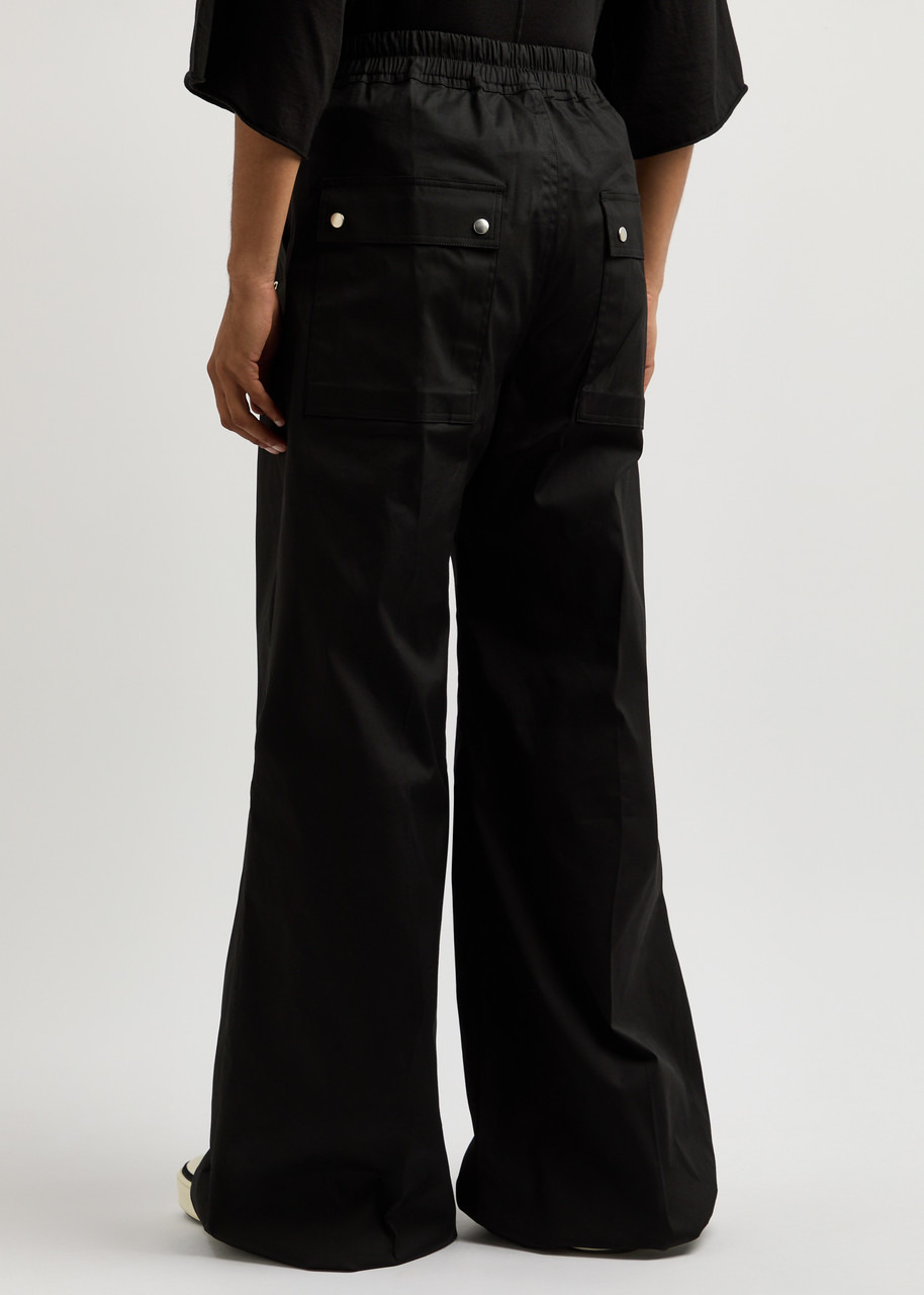 Porterville wide-leg stretch-cotton poplin trousers - 3