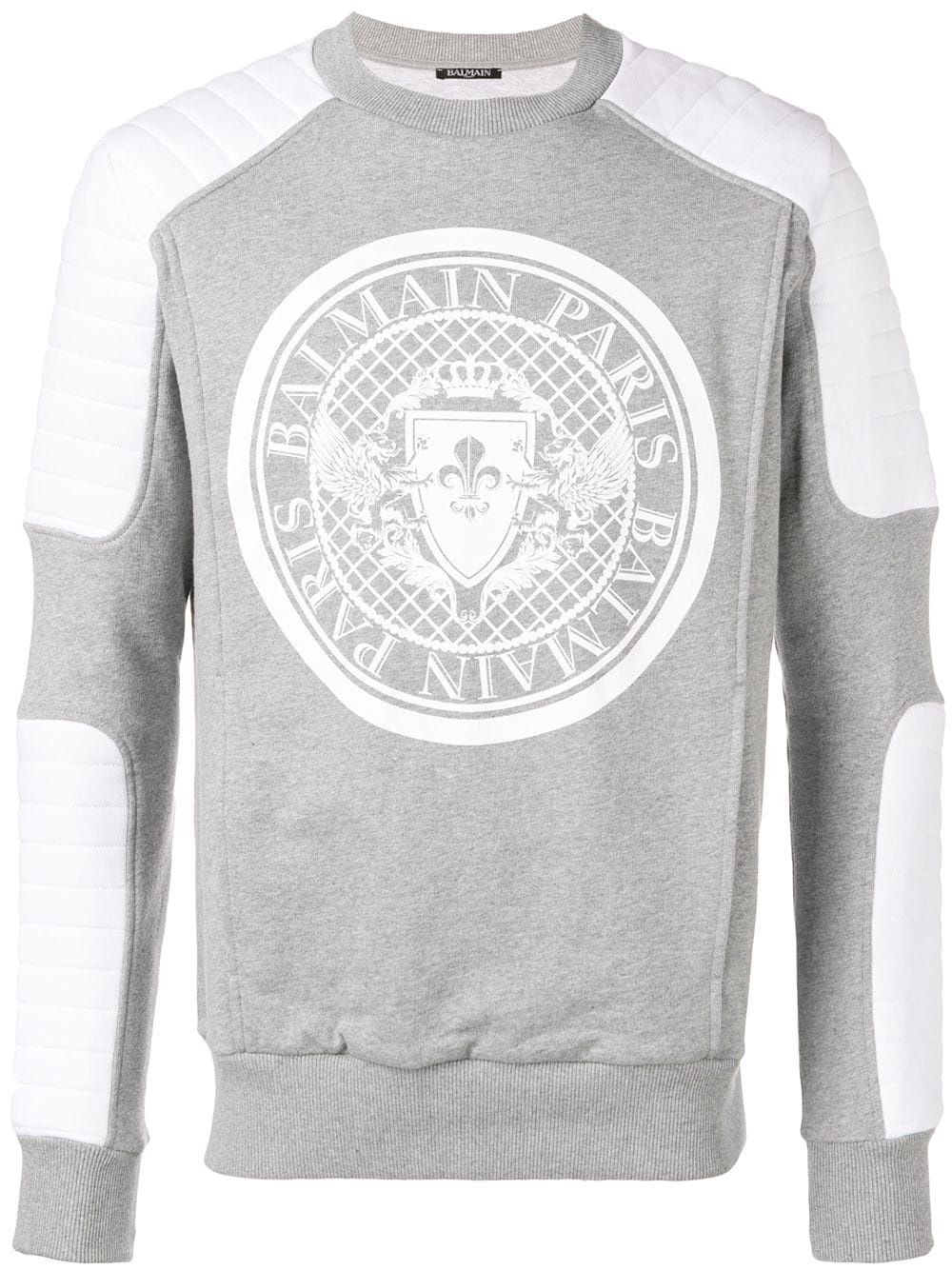 biker panel sweatshirt - 1