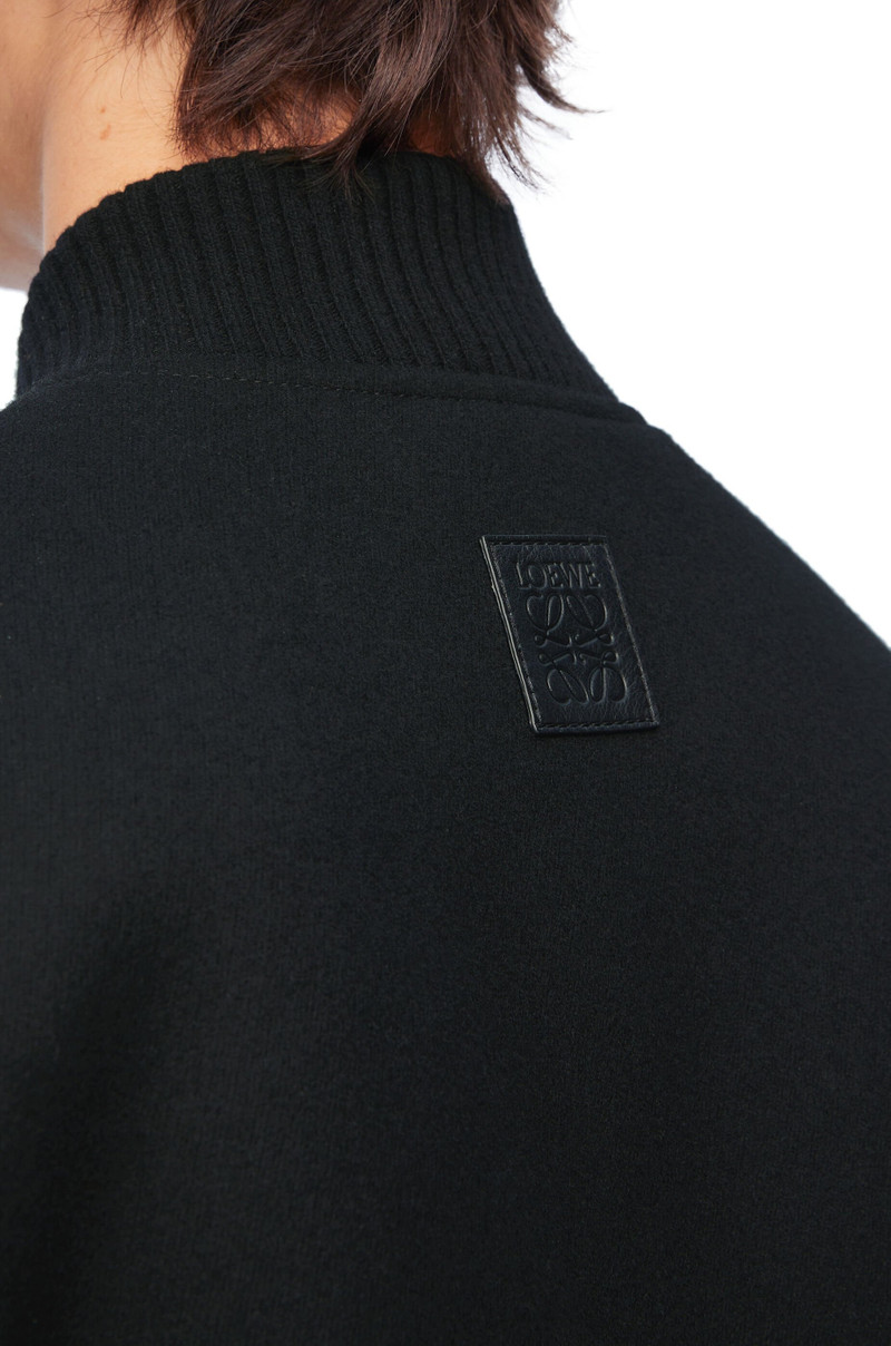 Bomber jacket in wool & shearling 5