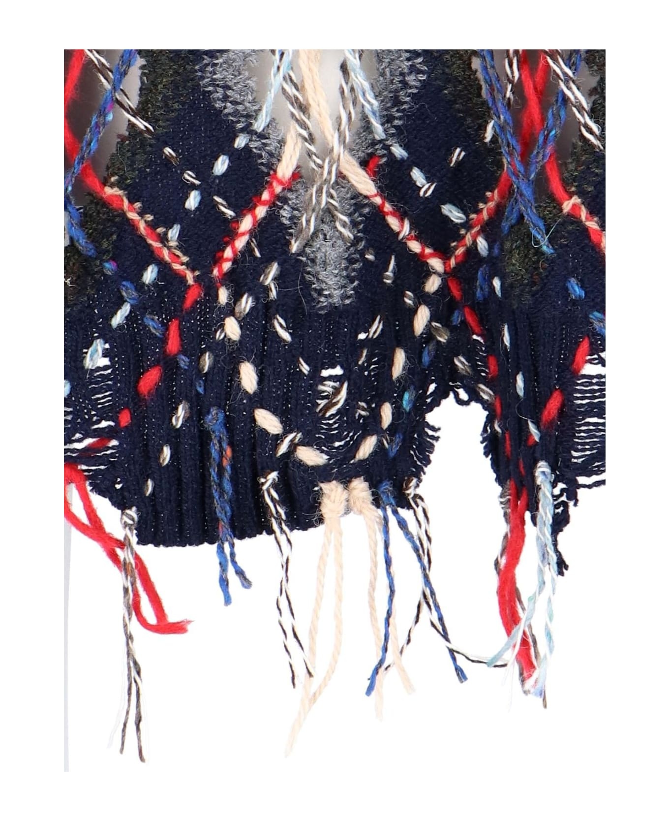 Fringed Detail Sweater - 5