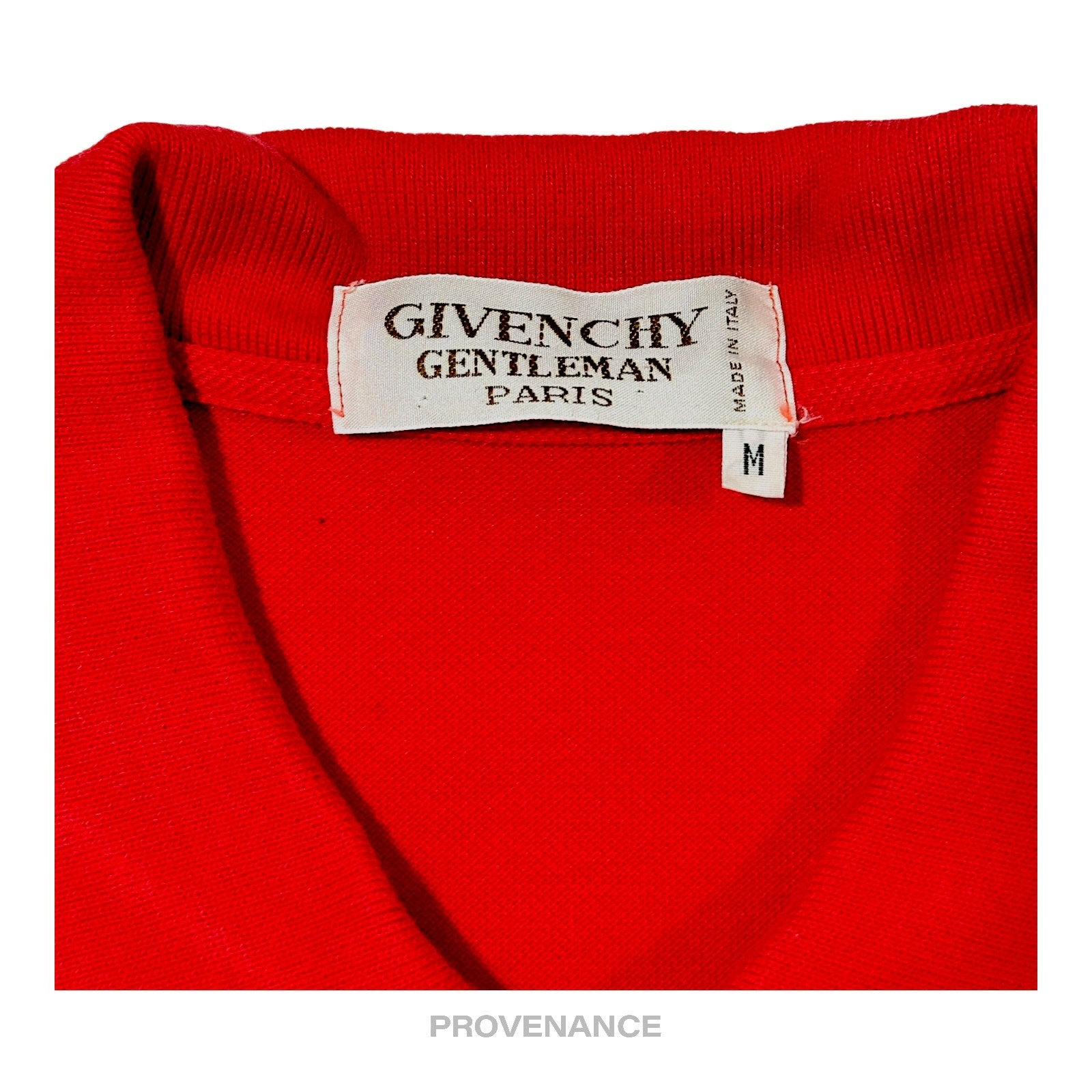 Givenchy Embroidered  Sailboat Logo Polo Shirt - Red M - 8