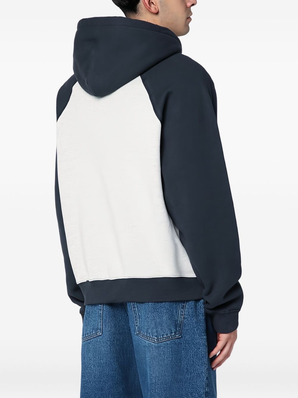 Logo Head fleece hoodie - 4