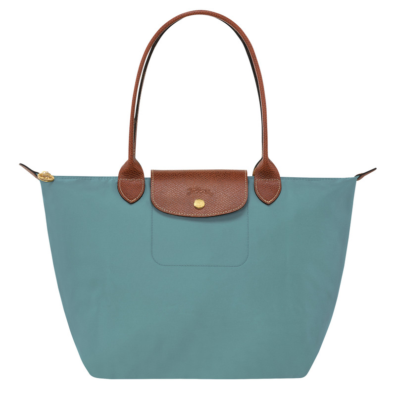 Le Pliage Original M Tote bag Eucalyptus - Recycled canvas 1