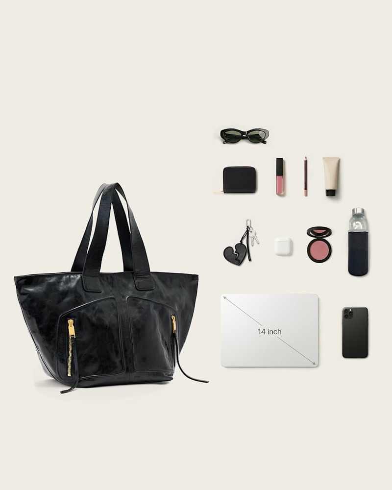 JEAN REY LEATHER TOTE BAG 8