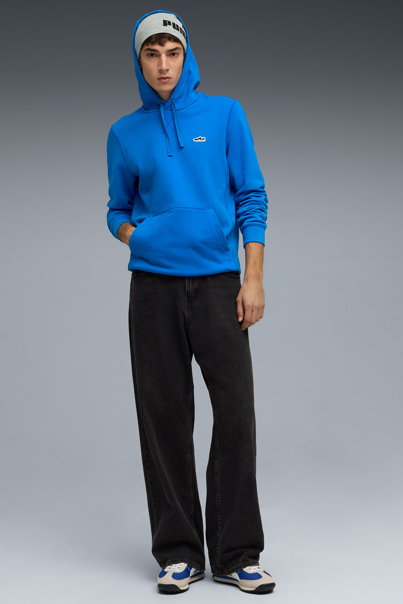 Wardrobe Essentials Suede Hoodie Men - 5