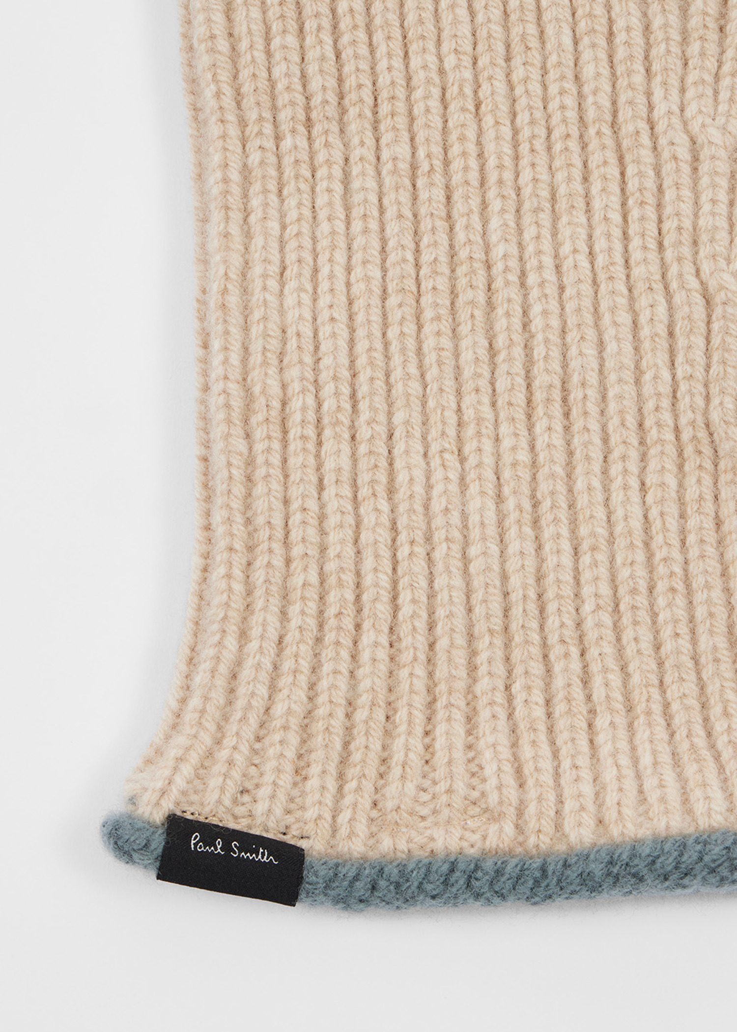 Women's Lambswool Cream Fingerless Gloves - 3