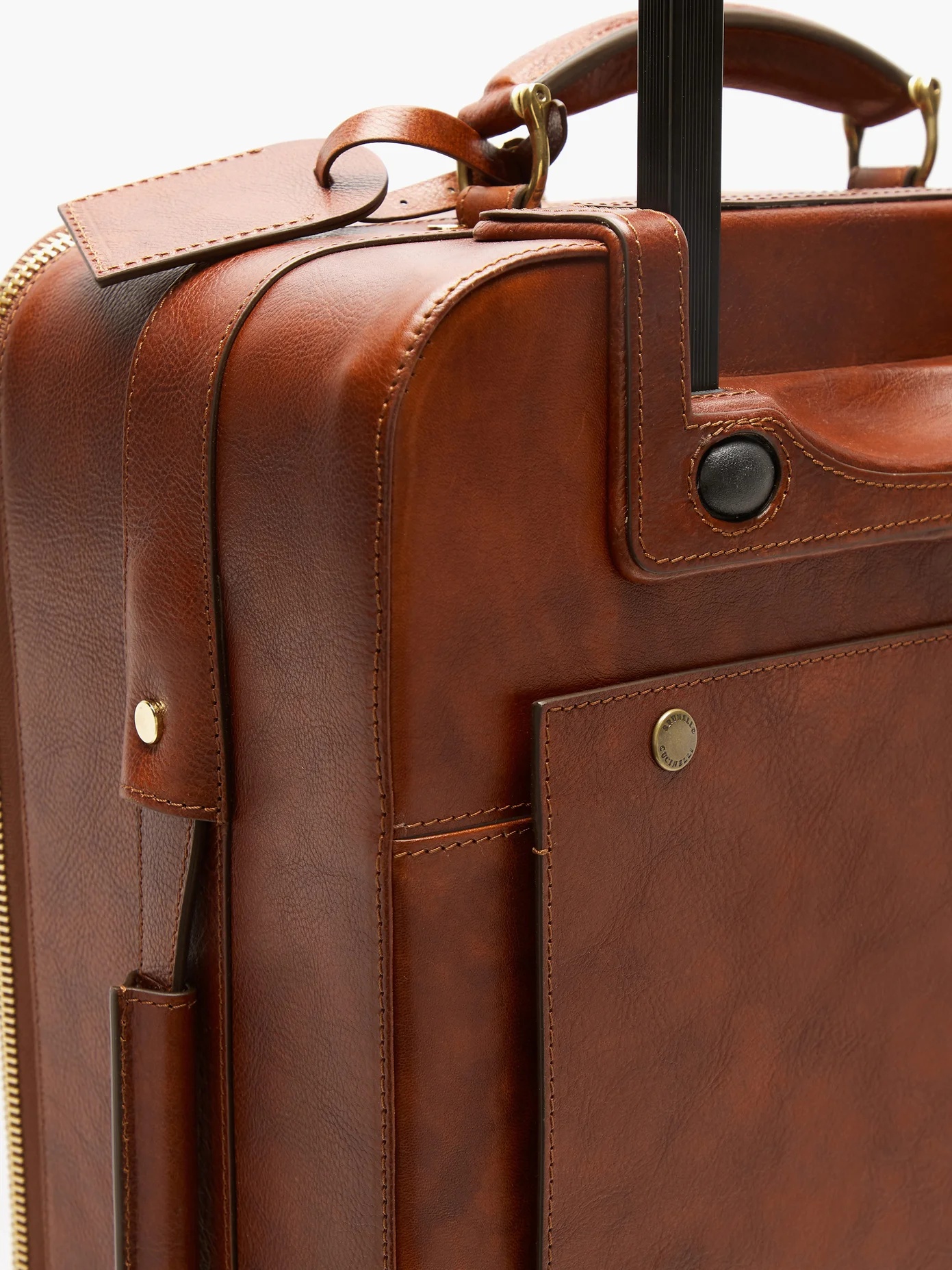 Grained-leather carry-on suitcase - 6