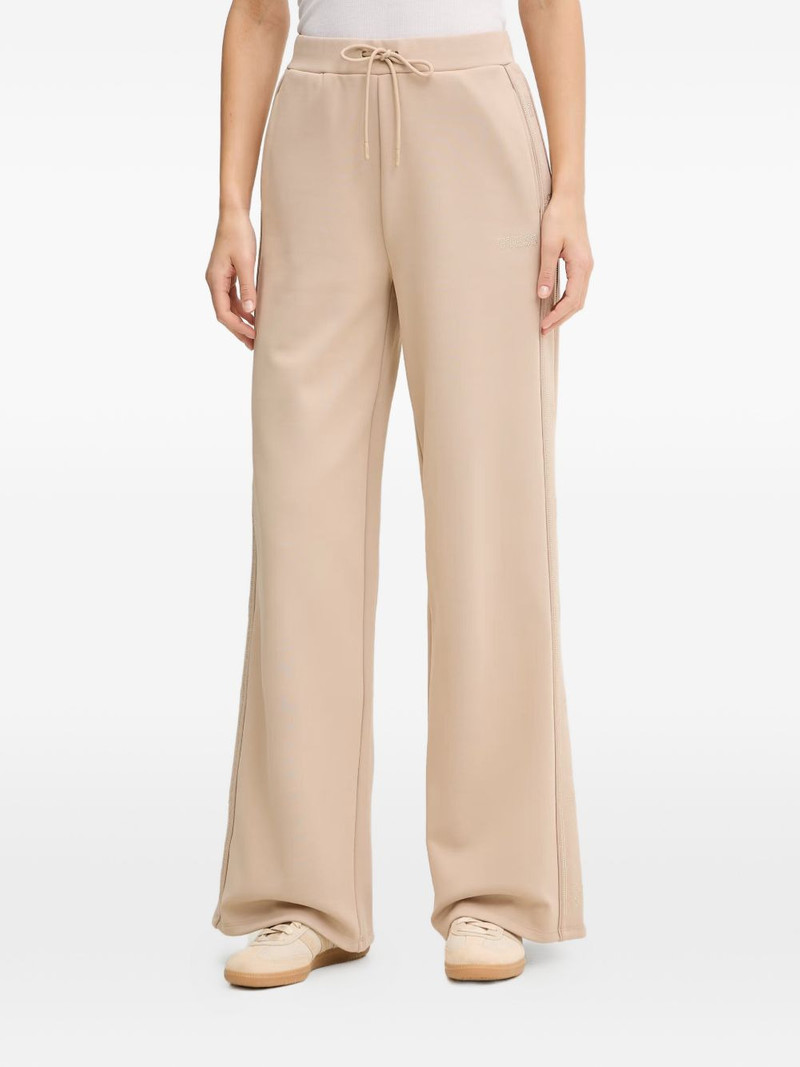 drawstring-fastening logo-detail track pants 1