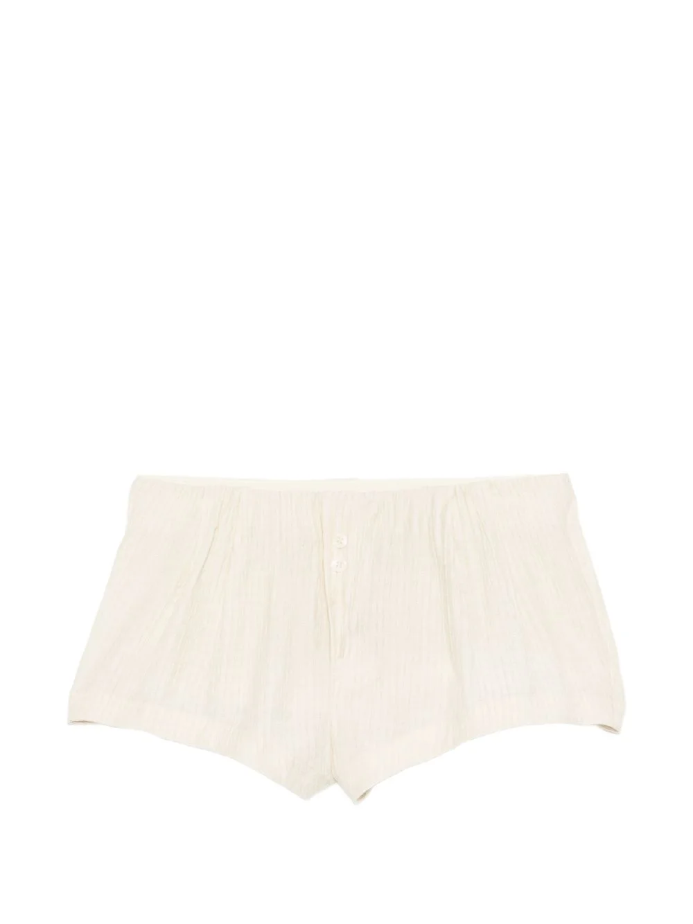 Tab logo-patch mini shorts - 1