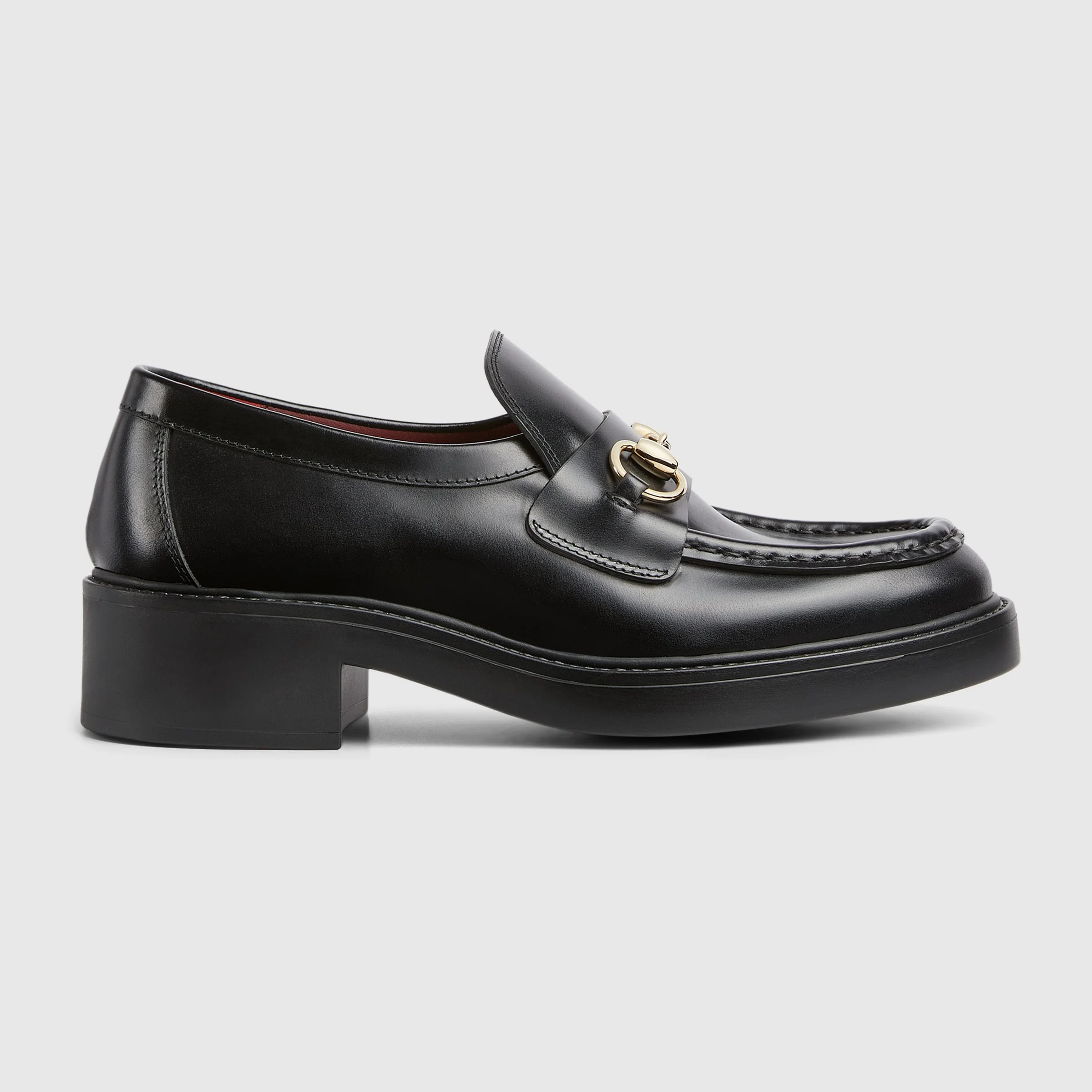 Women's loafer with Horsebit with lug sole - 1