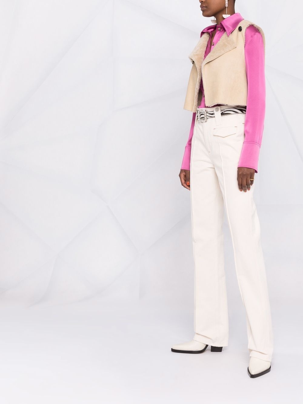 straight-leg trousers - 6