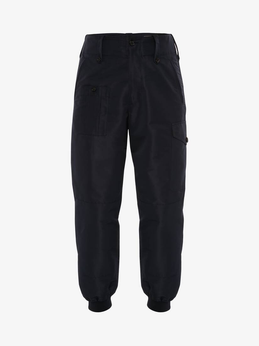 Polyfaille Military Jogger in Navy - 1