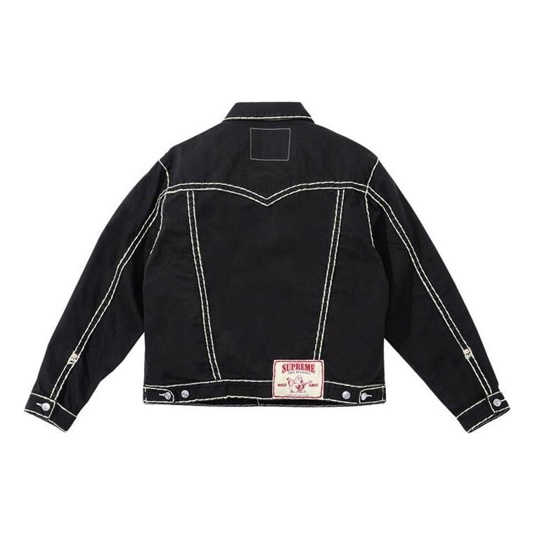 Supreme x True Religion Denim Trucker Jacket 'Black White' SUP-FW21-214 - 2