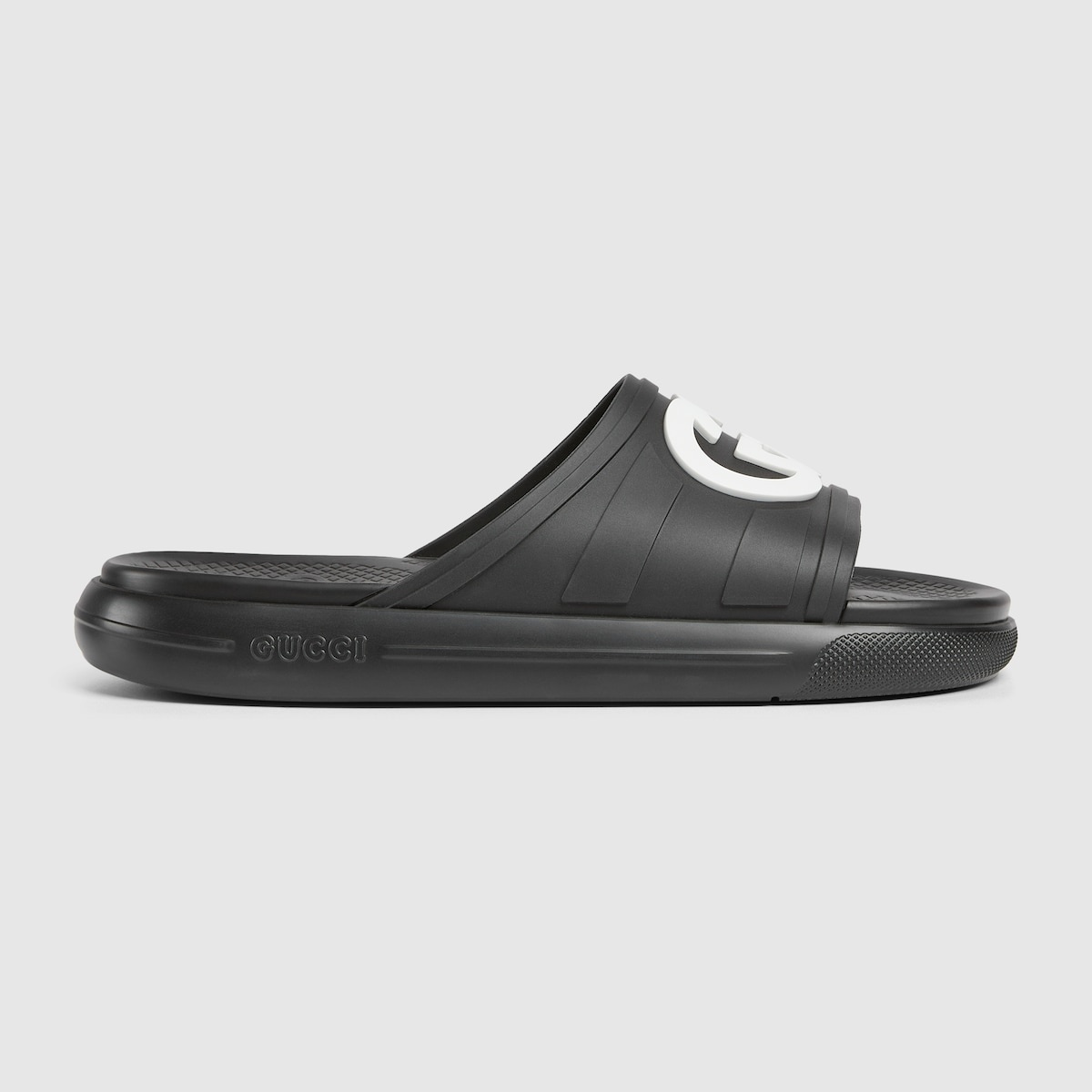 送料込/関税込■GUCCI■Interlocking G スライド GUCCI Interlocking G Logo Rubber Slides Men's 10