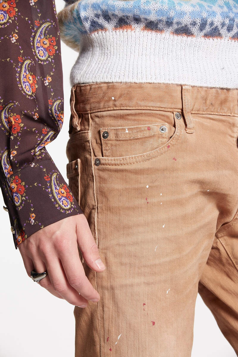 GARMENT DYED SLIM JEANS 4