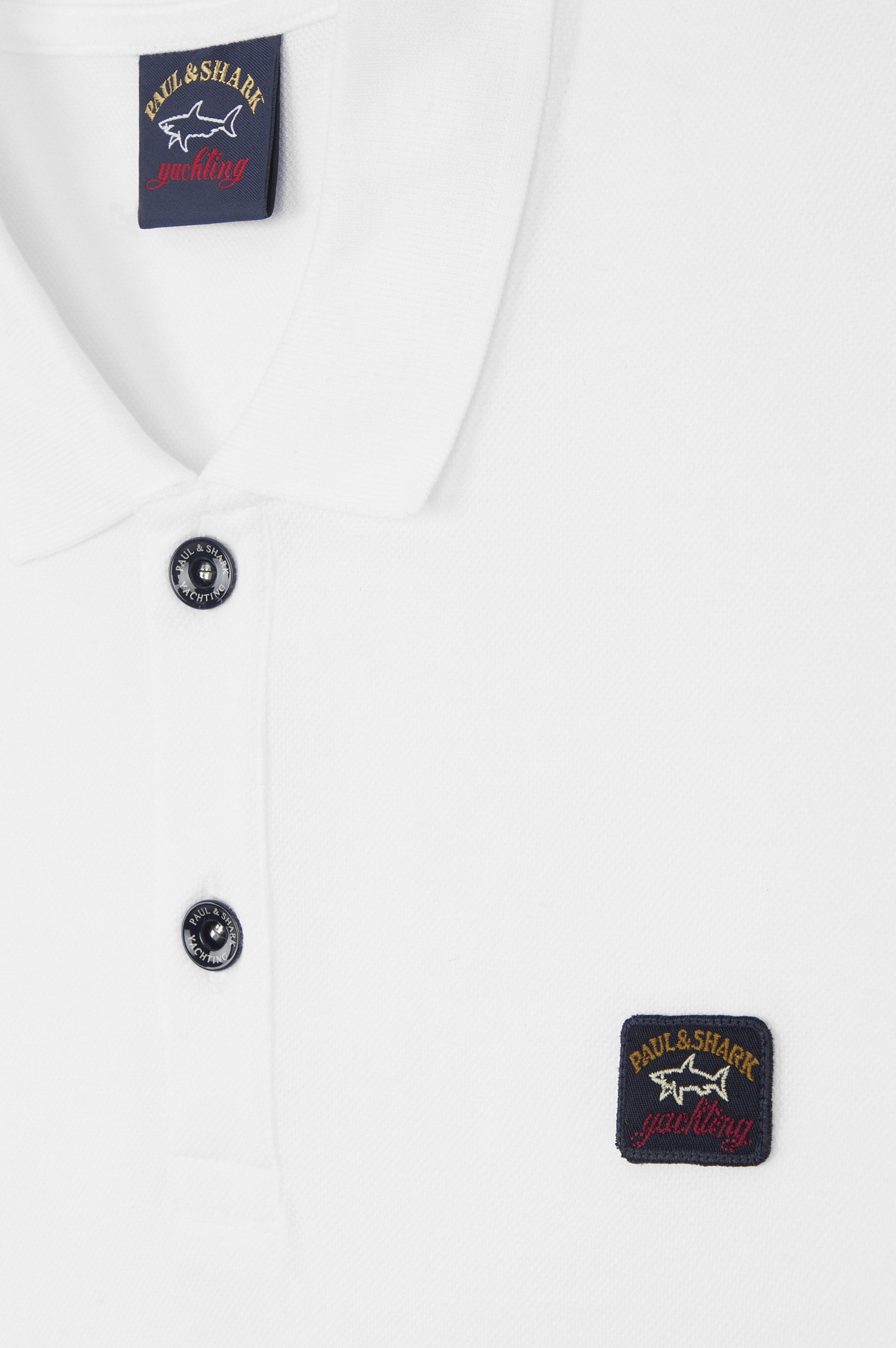 COTTON PIQUÉ POLO WITH ICONIC BADGE - 5