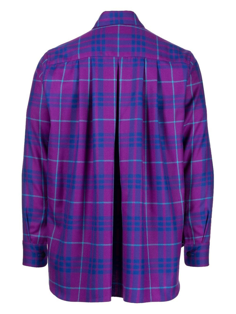 Fumito Ganryu button-down check shirt outlook