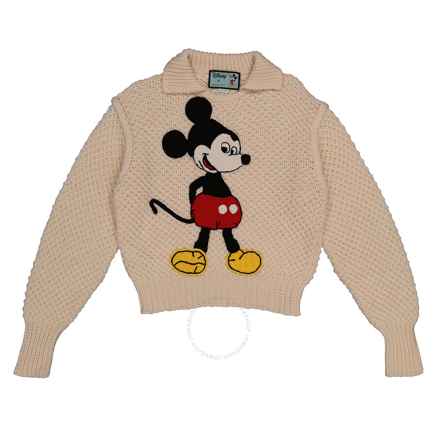 GUCCI Gucci X Disney Embroidered Mickey Mouse Jumper | jomashop