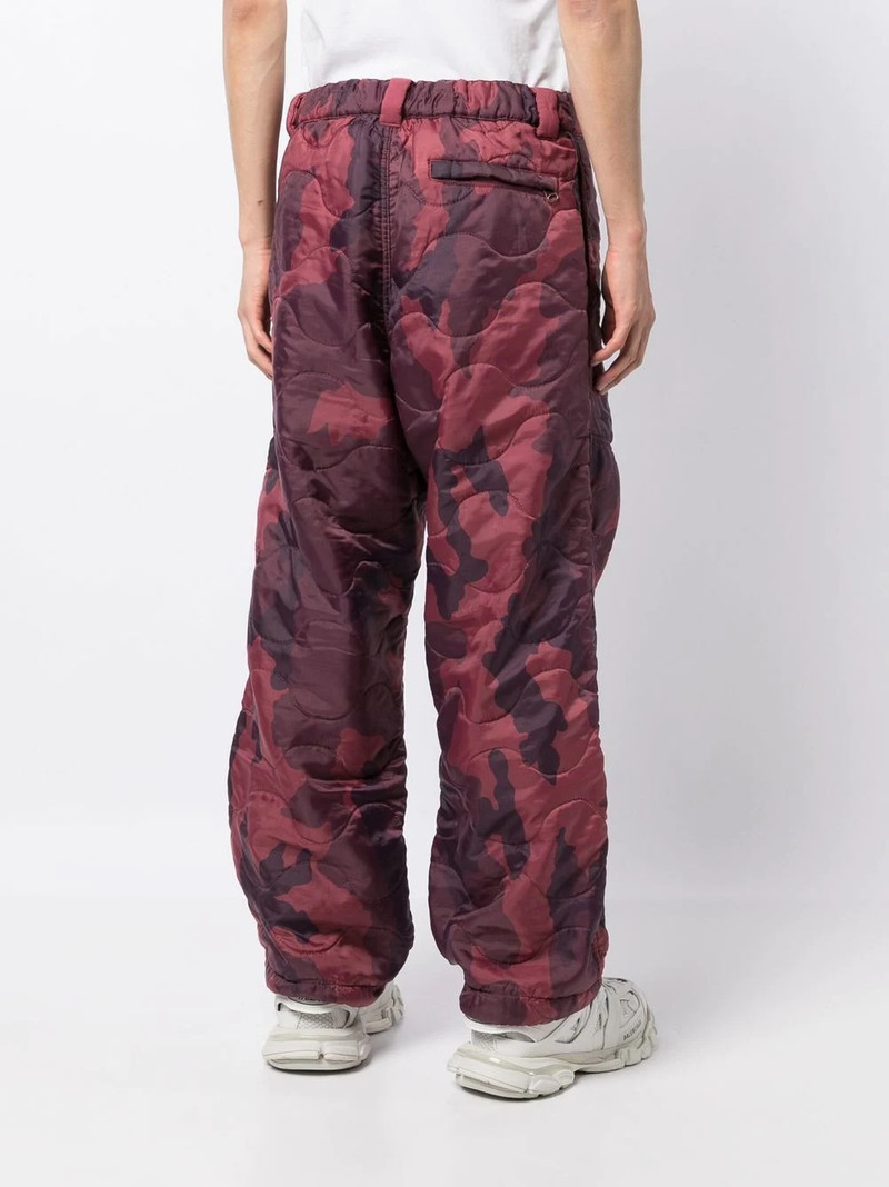 quilted camouflage-print trousers 4