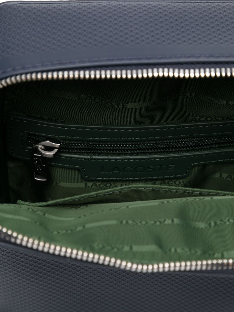logo-embossed messenger bag 5