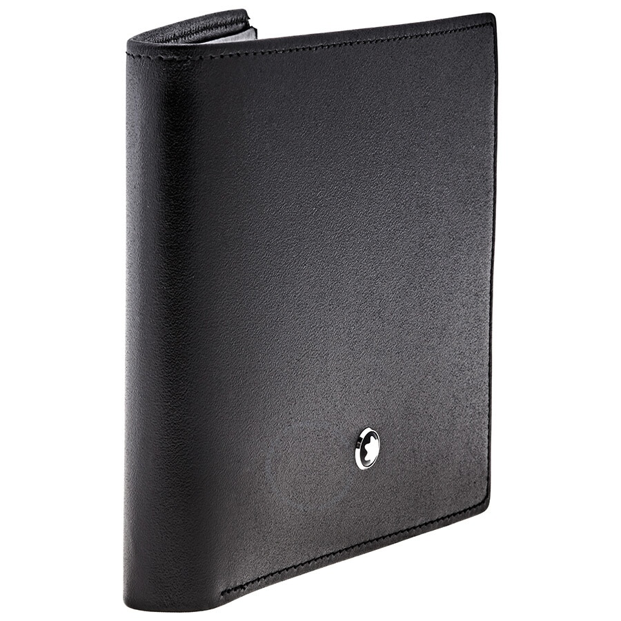 Montblanc Meisterstuck 8 CC Black Leather Wallet 7163 - 3