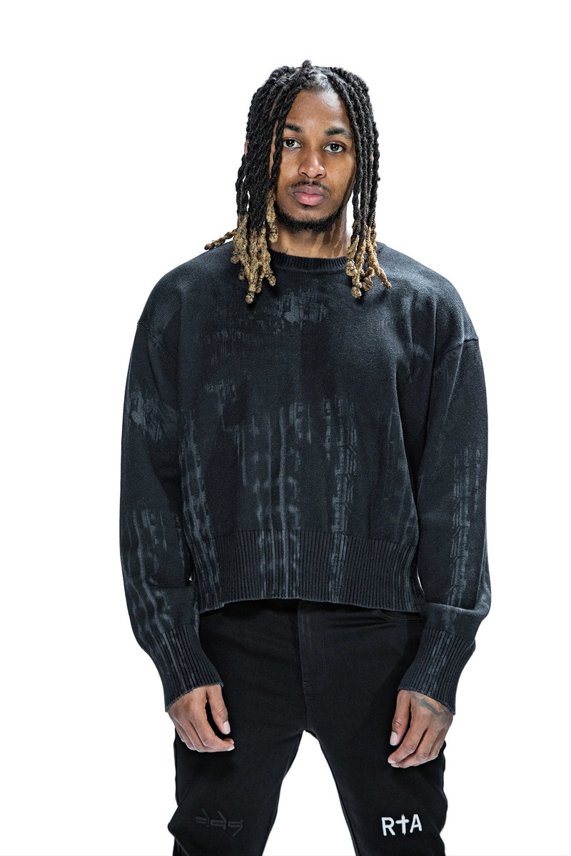 RTA X DDG KALEB SWEATER | BLACK PONTIAC 2