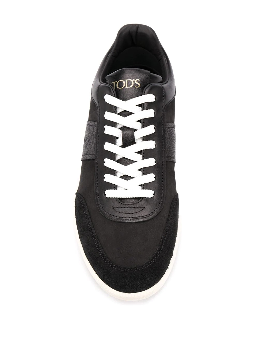 leather low-top sneakers - 4