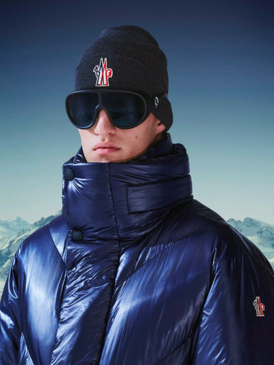 Moncler Grenoble MONCLER GRENOBLE Pure Wool Beanie Navy outlook