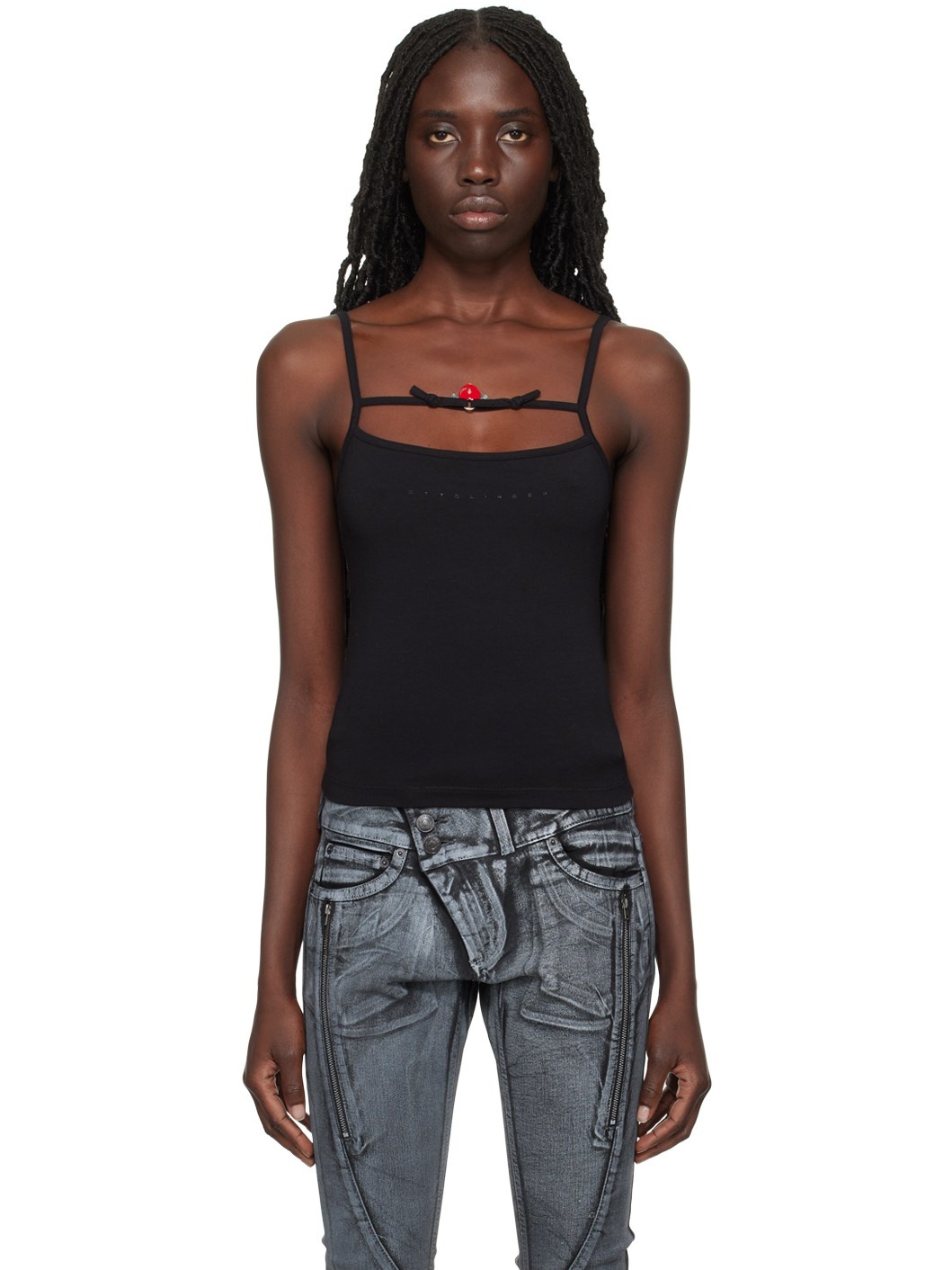 Black Charmed Tank Top - 1